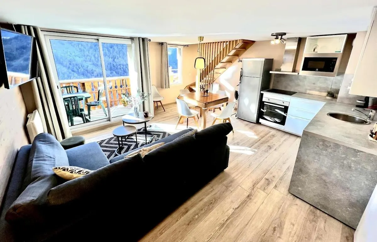 Cosy 8-10Pers Vue Montagne Isola 2000 Apartment France